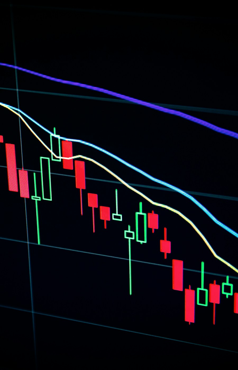 Financial advisory desk with charts and portfolio materials